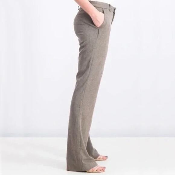 Kut From The Kloth Brown Straight Leg Trouser Pants Size  10 - Picture 10 of 14